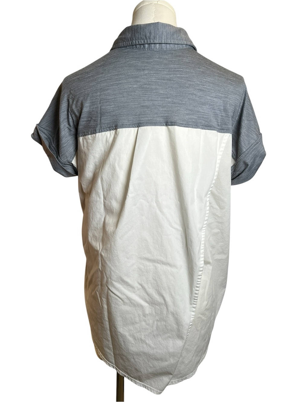 SmartWool Everyday Exploration Merino Blend Gray Short Sleeve Shirt Size Small - Picture 3 of 7